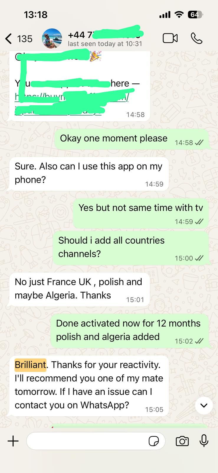 Channel Vast IPTV Customer Review 1 - Real Feedback